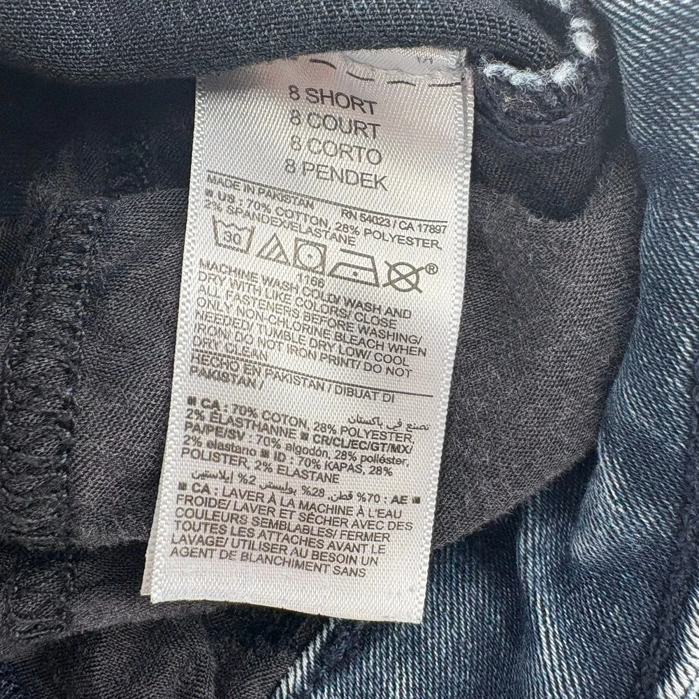 Old Navy Women's Size 8 Short Blue Wash‎ Mid Rise Skinny Jeans